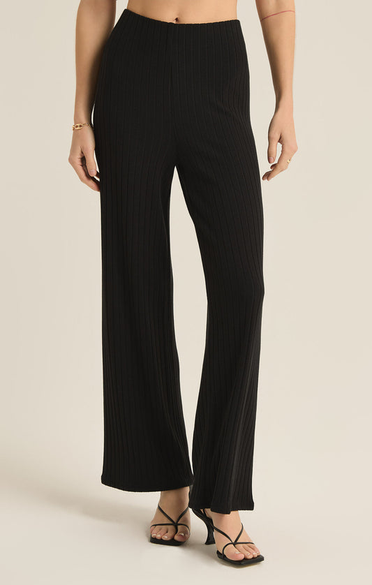 Z SUPPLY Monte Rib Pant IN BLACK