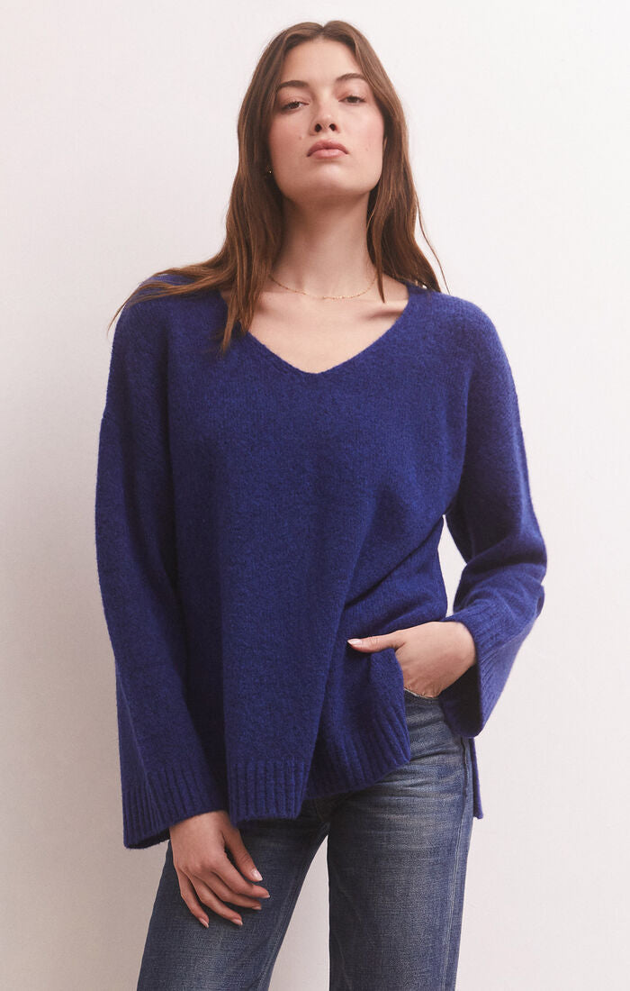 Z SUPPLY     Modern Sweater IN SPACE BLUE