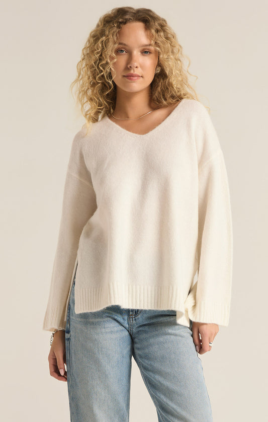 Z SUPPLY Modern Sweater IN SEA SALT