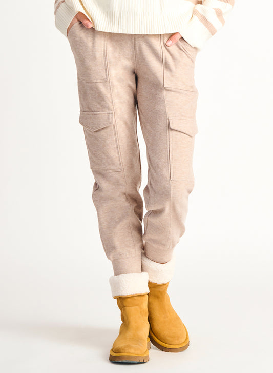 DEX F23 SOFT CARGO JOGGER IN OATMEAL