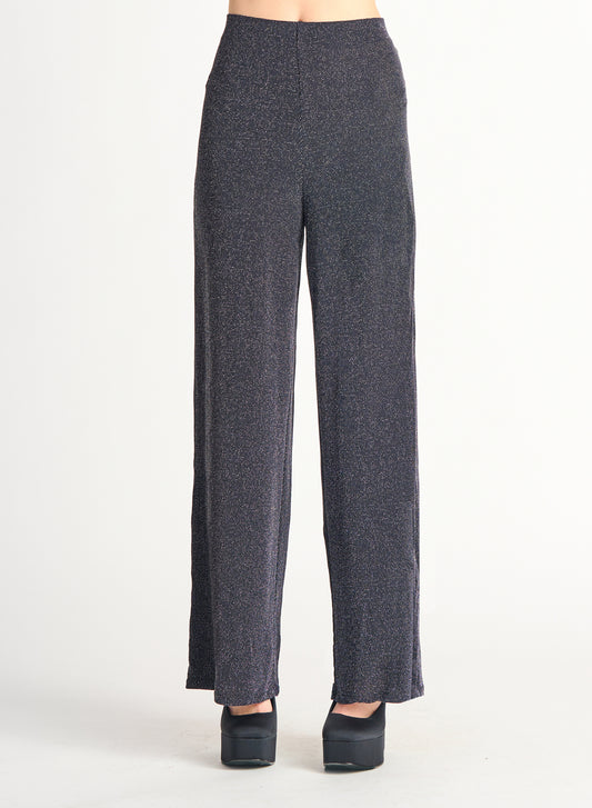 DEX F23 WIDE LEG KNIT GLITTER PANT