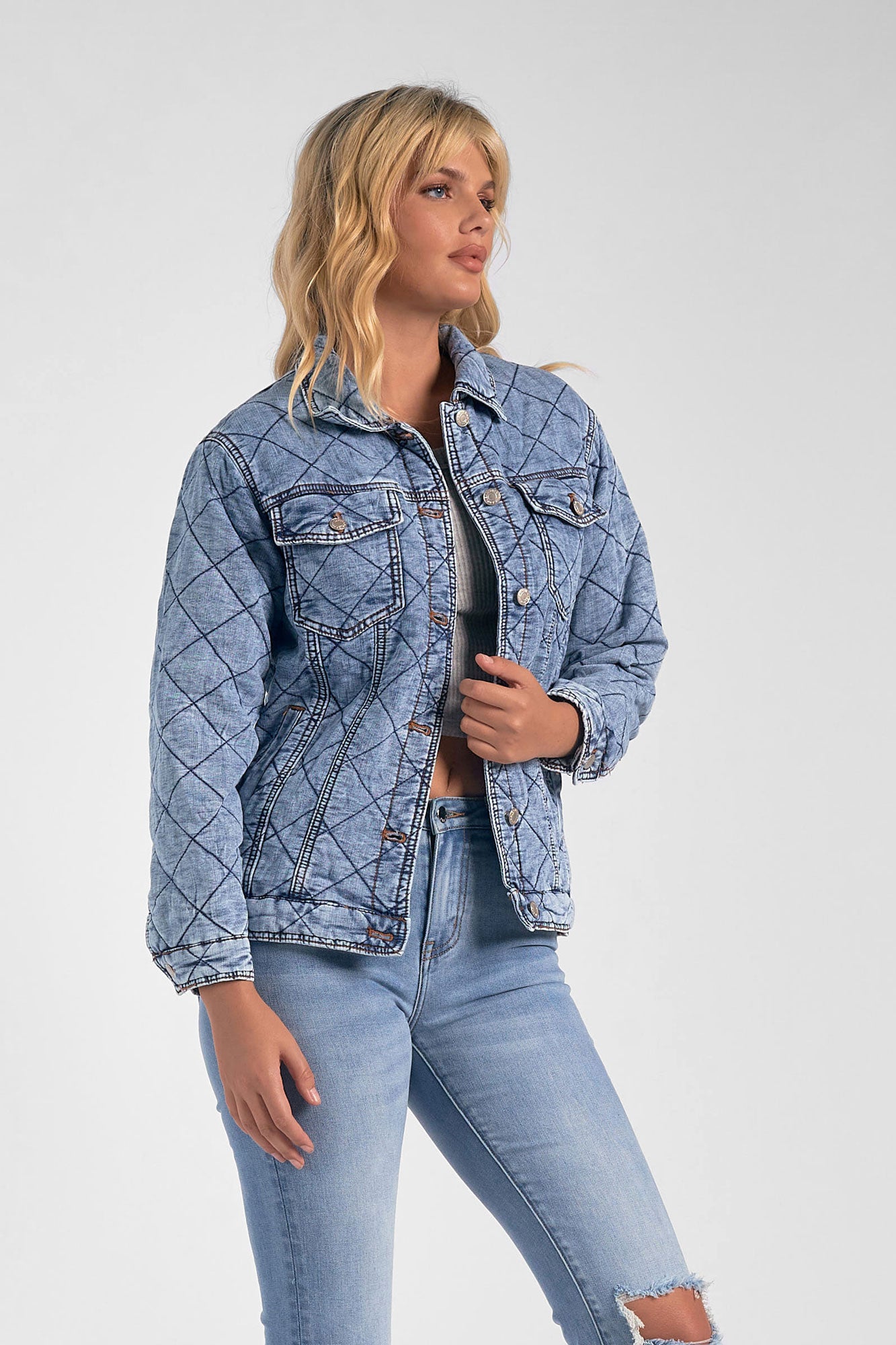 ELAN F23 Jacket Jean Quilted