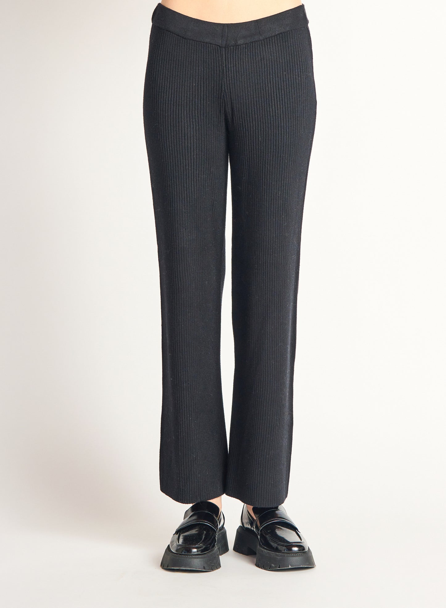 DEX F23 WIDE LEG RIBBED SWEATER PANT