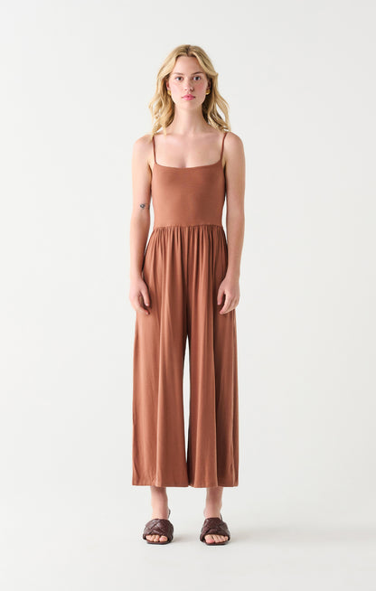 DEX WIDE LEG JUMPSUIT TERRACOTTA