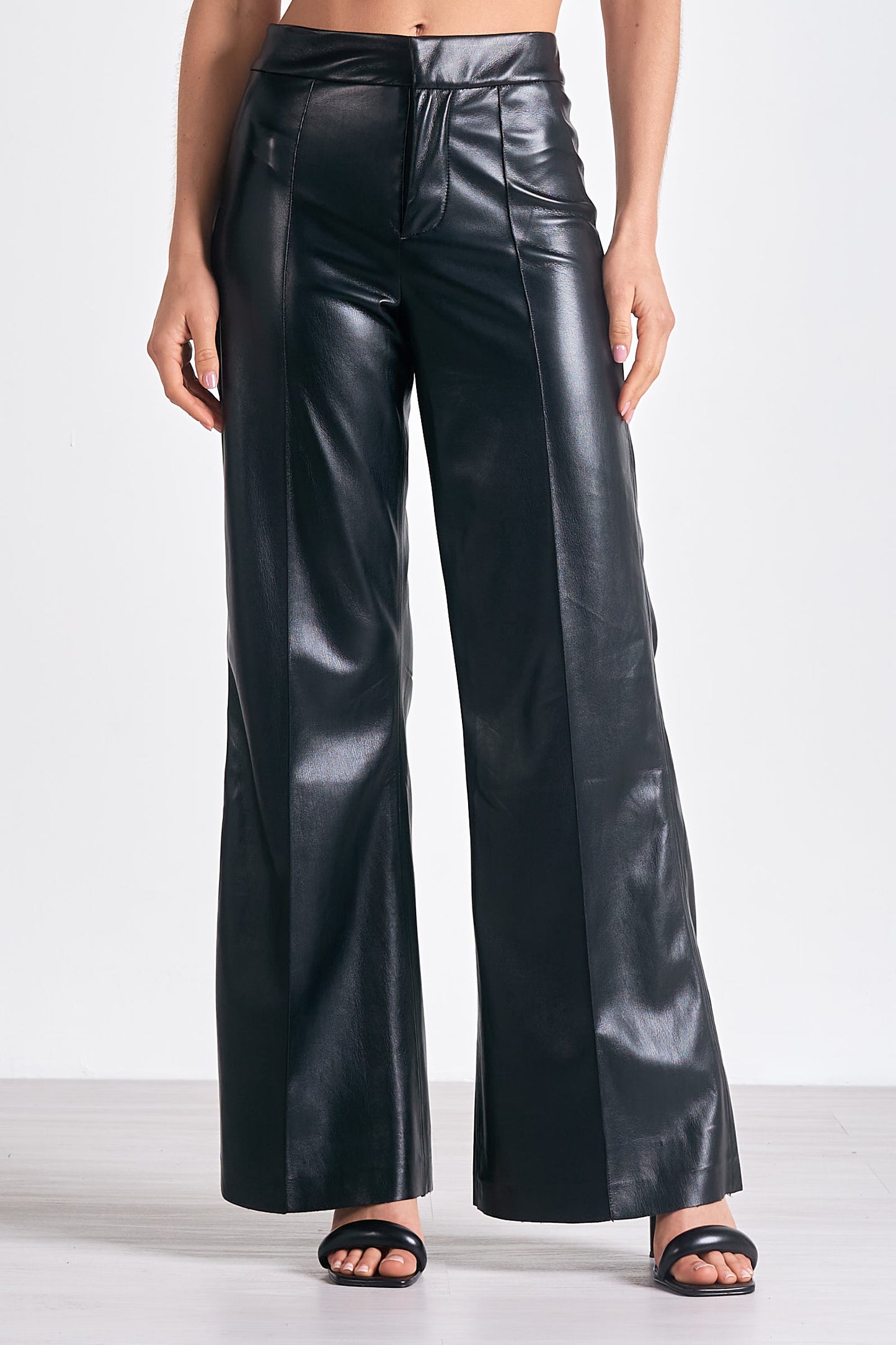 ELAN Pants HighWaist Flair IN FAUX