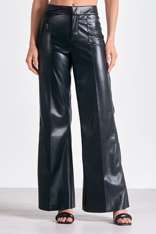 ELAN Pants HighWaist Flair IN FAUX