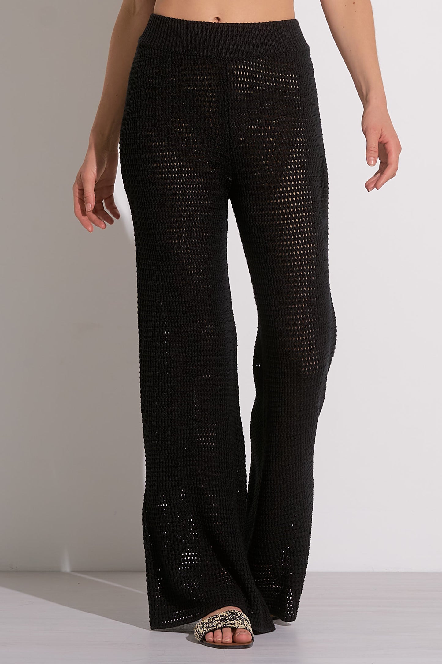 ELAN Pants All Crochet IN BLACK