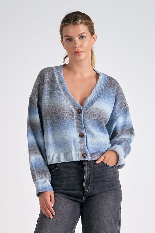 ELAN Sweater Cardigan Vnk IN BLUES