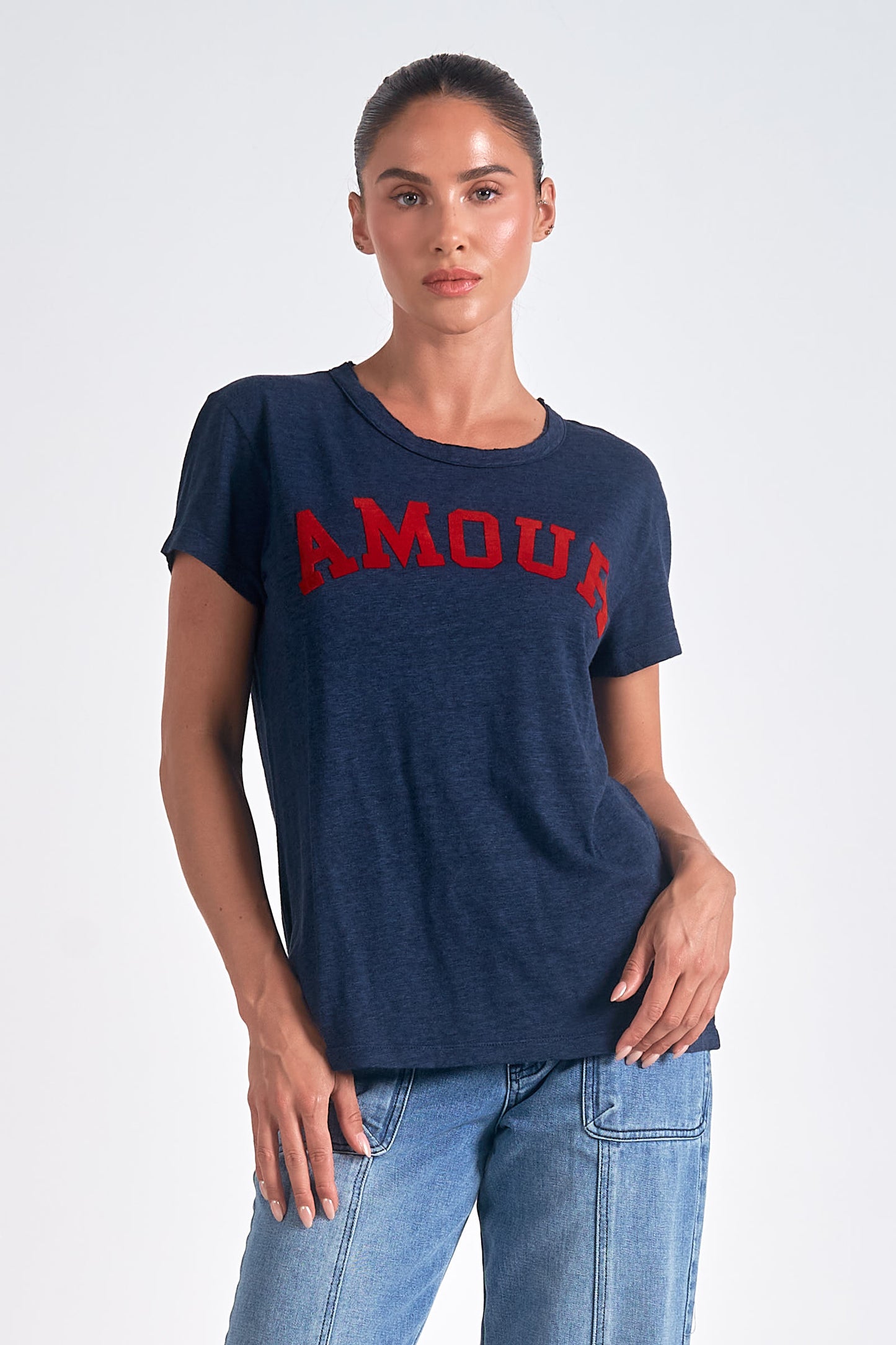 ELAN Top Crew NECK AMOUR