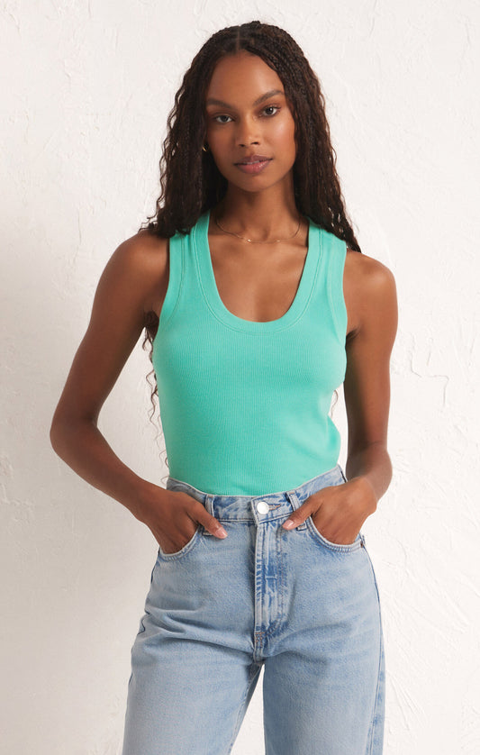 Z SUPPLY SIRENA TANK IN CABANA GREEN