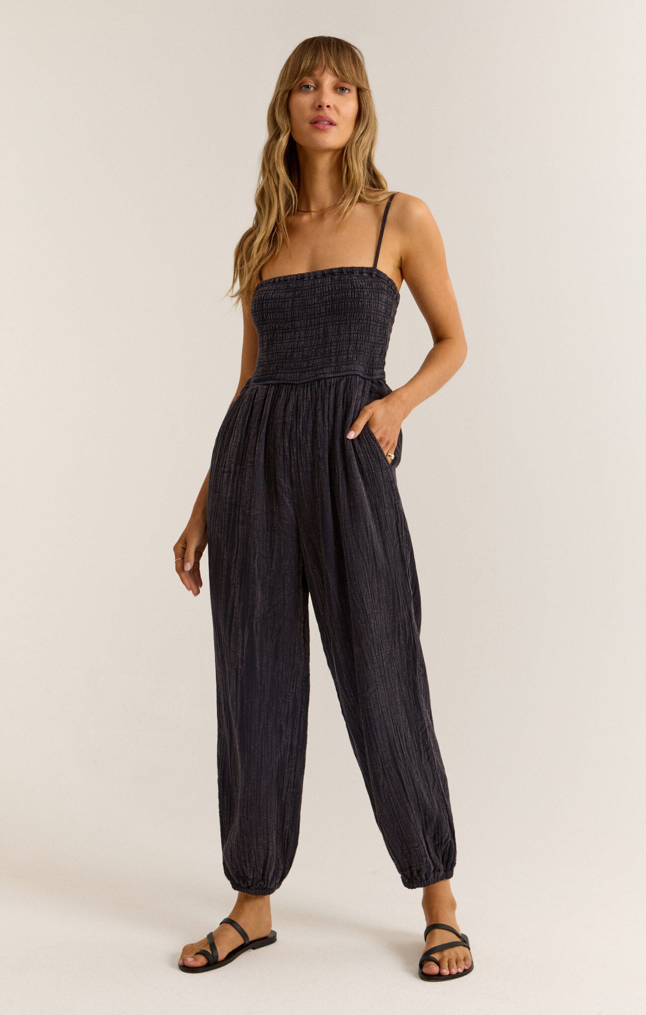 Z SUPPLY Santos Gauze Jumpsuit