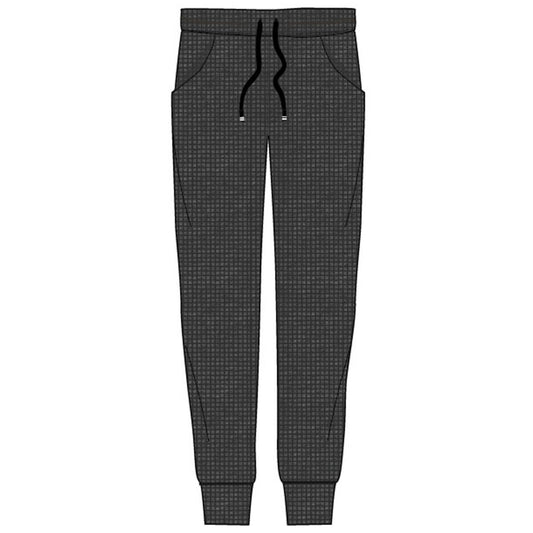 SUZETTE Super Soft Brushed Waffle Jogger IN GREY