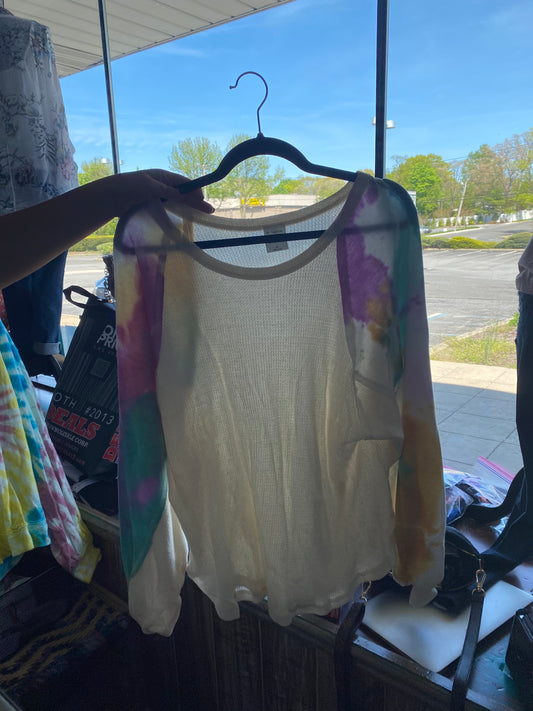 TYE DYE SLEEVE TOP