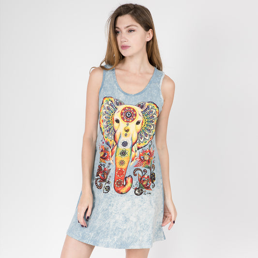 ELEPHANT TANK DRESS