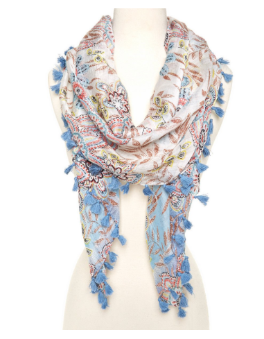 FLORAL PRINT SCARF