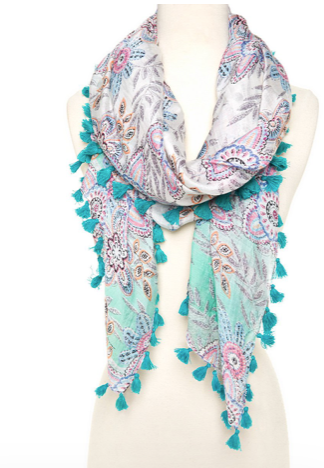 FLORAL PRINT SCARF