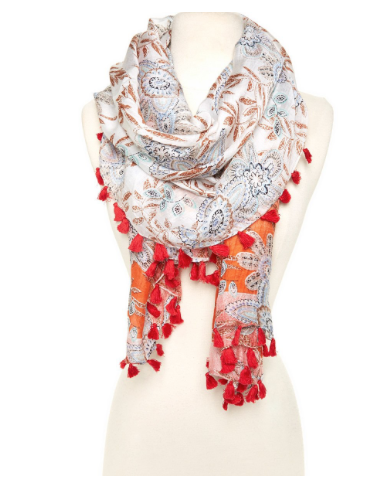 FLORAL PRINT SCARF