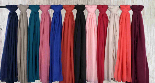 SOLID SCARFS ASSORTED COLOR