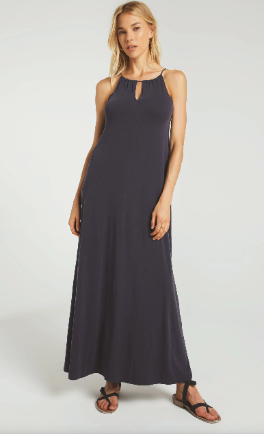 Z SUPPLY MARTA DRESS IN WASHED BLACK