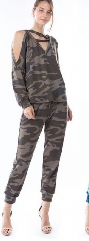 VAVA ARMY LUX JOGGER PANT IN CAMO