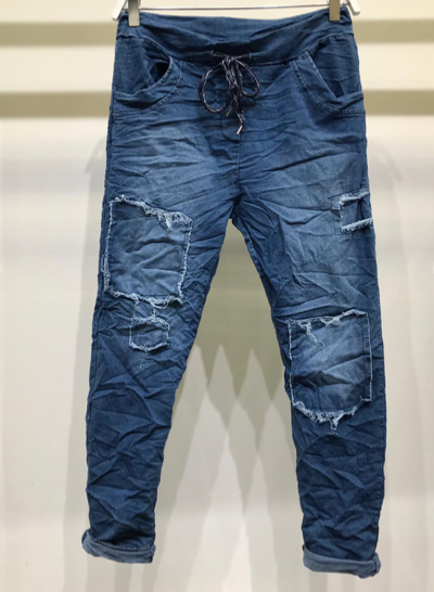 DENIM PATCH JOGGER