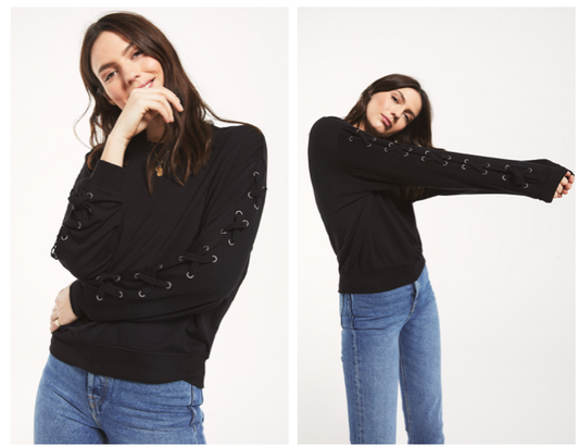 Z SUPPLY LIZZIE PREMIUM CREW PULLOVER