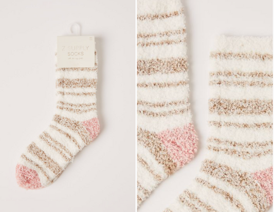 Z SUPPLY Stripe Plush Socks