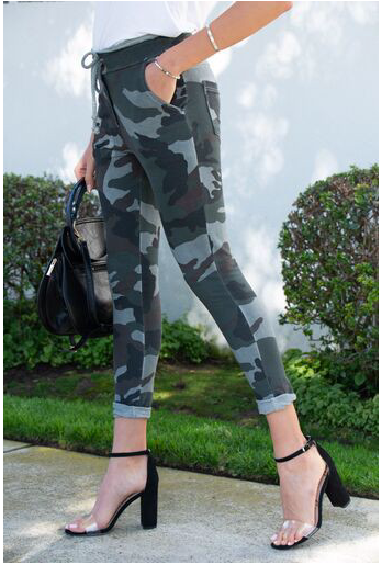 CAMOUFLAGE COTTON JOGGER