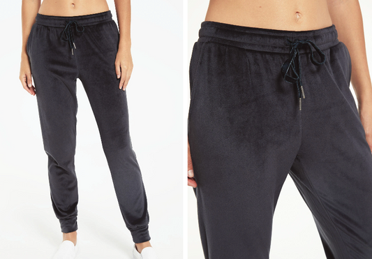 Z SUPPLY EVALYN VELOUR JOGGER PANT