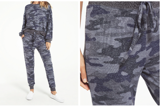 Z SUPPLY NINA CAMO MARLED JOGGER