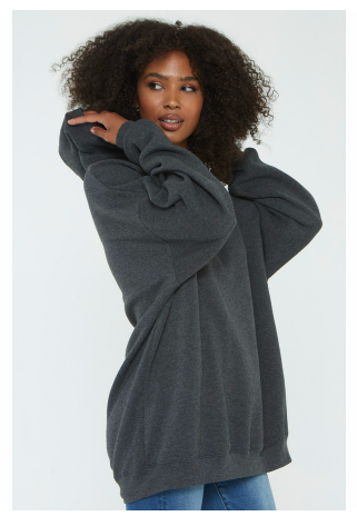 PROJECT SOCIAL T EVERYTHING OVERSIZED HOODIE IN GREY