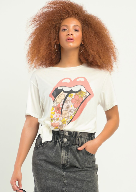 DEX S21 SS GRAPHIC LIPS TEE