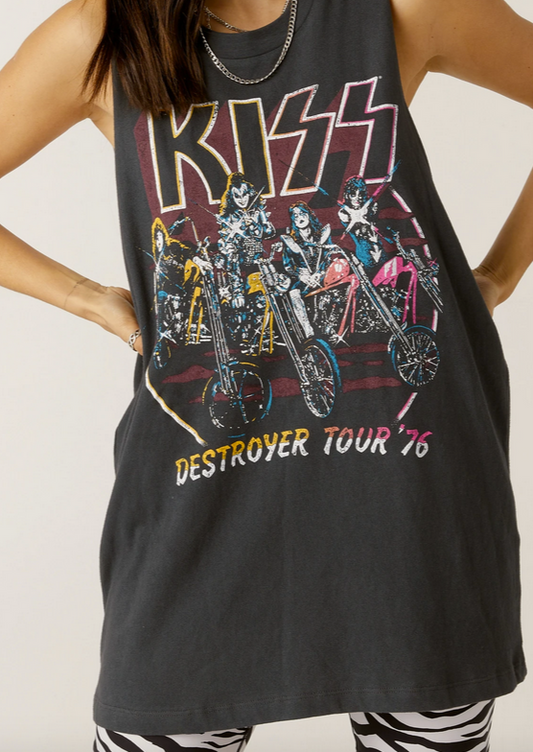 KISS BIKERS BOYFRIEND MUSCLE TANK