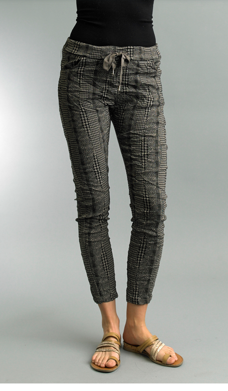 PLAID JOGGER PANT