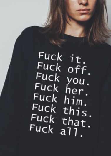 FUCK IT ETC CREWNECK