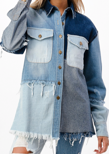 Patchwork Denim Jacket