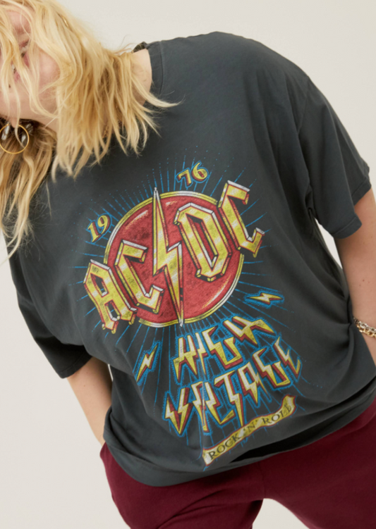 DAYDREAMER  Ac/Dc 1976 High Voltage Os Tee