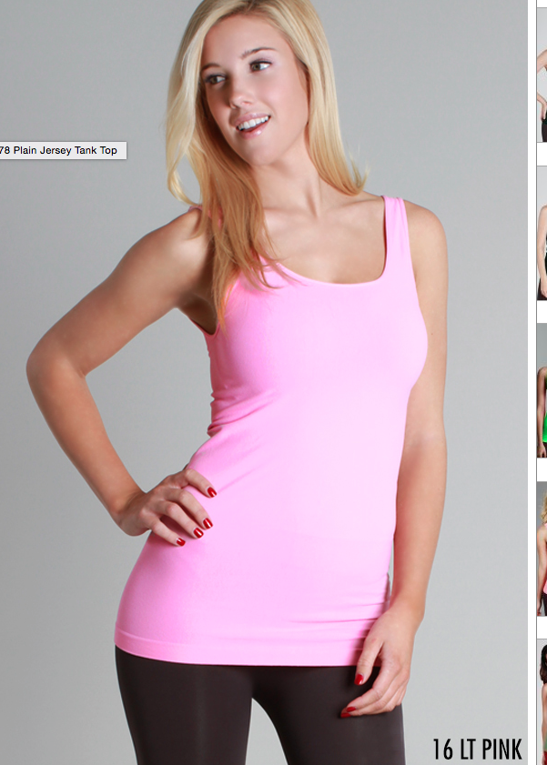 NIKIBIKI PLAIN JERSEY TANK TOP IN MANY COLORS