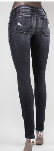 FLYING MONKEY 5 POCKET SKINNY JEANS L9095