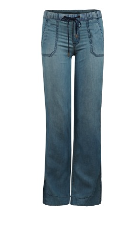 Tencel Pant With Elastic Waist Band  722865 D
