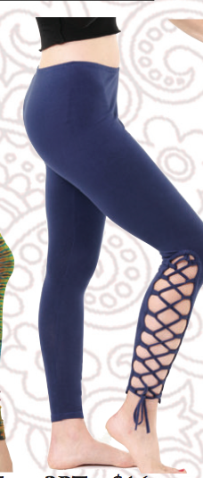MAGNOLIA SIDE BRAID LEGGING IN BLACK