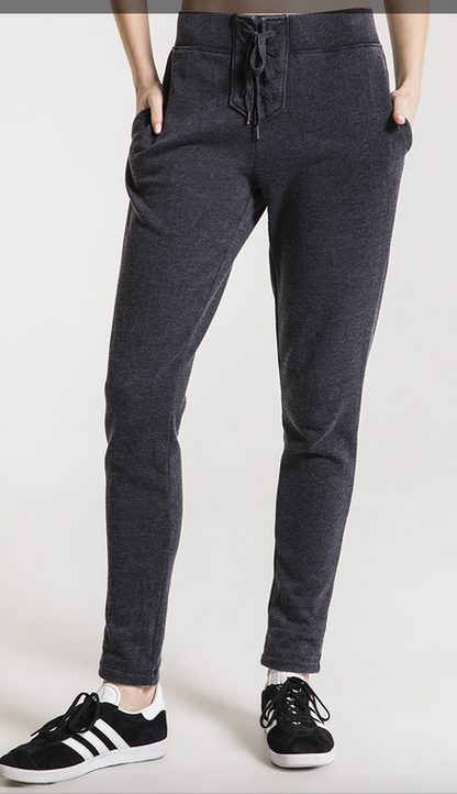 Z SUPPLY  LACE UP JOGGER IN BLACK