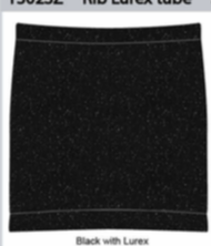 SUZETTE RIB LUREX TUBE