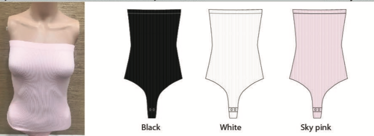 SUZETTE RIBBED LONG TUBE BODY SUIT BLACK
