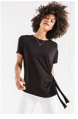 Z SUPPLY SIDE WRAP T IN BLACK