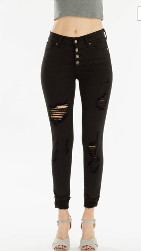KAN  CAN BLACK JEAN KC192BK
