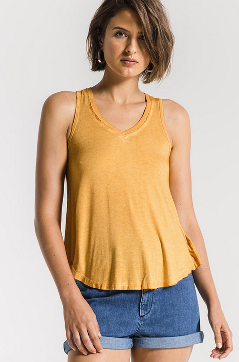 Z SUPPLY VAGABOND IN MUSTARD AND CHARCOAL