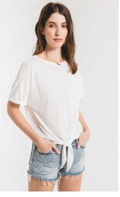 Z SUPPLY THE SAMARRA TIE FRONT TEE