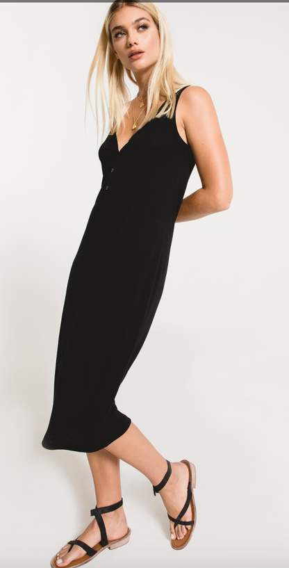 Z SUPPLY THE MERIDIAN DRESS IN BLACK