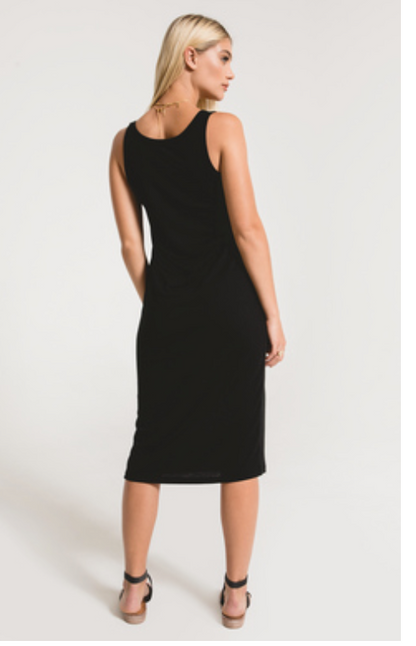 Z SUPPLY THE MERIDIAN DRESS IN BLACK